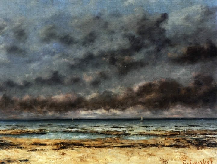 Gustave Courbet Calm Seas